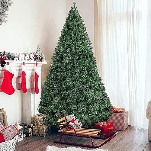 עץ חג המולד של Haieshop קישוט עץ חג המולד מלאכותי עץ חג המולד אורן רך עץ חג המולד עם רגלי מתכת מוצקה