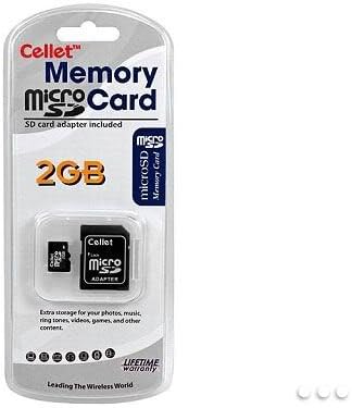כרטיס זיכרון 2 ג ' יגה-בייט לסמסונג 8800 פיקסון טלפון עם מתאם.