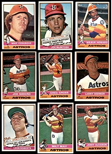 1976 Topps Houston Astros ליד צוות Set Houston Astros VG Astros
