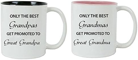 רק את הטוב ביותר סבים/סבתות לקבל קידום כדי סבא רבא / סבתא קרמיקה קפה ספל,