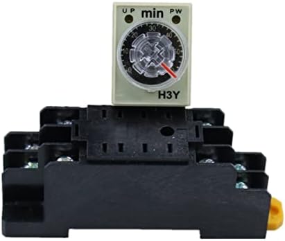 UNCASO H3Y-2 380V ממסר זמן קטן 0-60 דקות ST6P כוח ממסר אלקטרוני במעכב זמן