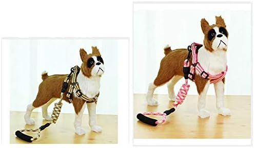 Vikenner 1 pc כותנה כותנה רצועת חיות מחמד רצועה כלב רצועה ללא צוואר מחמד רצועה רצועה עם רצועת חזה רצועה חזקה