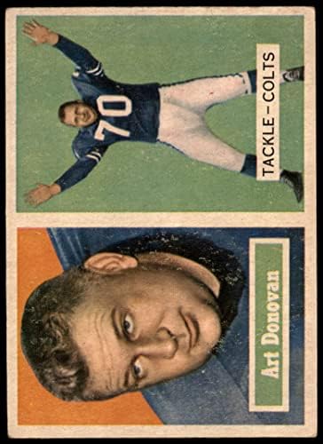 1957 Topps 65 Art Donovan Baltimore Colts VG/Ex Colts Boston College/Notre Dame