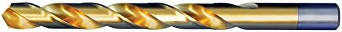 כלים אלפא 150117 פלדה במהירות גבוהה 180-תואר טיטניום ניטריד מצופה זהב גימור ג 'ובר מקדחי 1 לכל כרטיס,