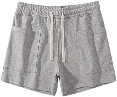 תרגיל גברים של מכנסיים קצרים גברים של קיץ מוצק צבע גדול כיסי מכנסיים כיס שרוך רופף מזדמן ספורט