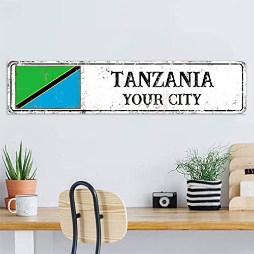 טנזניה העיר שלך יצירות אמנות שלטי קישוט כפרי שלט עץ כפרי כביש כביש מהיר כביש קיר קיר עץ שלט עץ עיצוב
