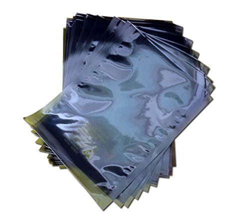 תאגיד אריזות מגן שקיות מיגון סטטיות שקופות, שקיות ESD, 3 מיליון עבות 3 x 5 - חבילה של 100