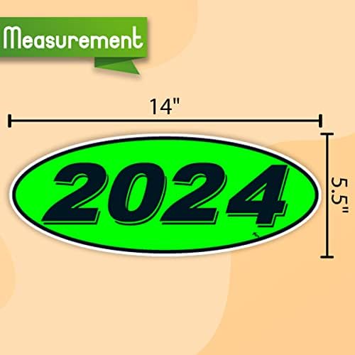 Versa-Tags 2022 2023 & 2024 דגם סגלגל שנת סוחר מכוניות מדבקות חלונות נוצרות בגאווה בארצות הברית