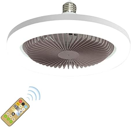מאוורר תקרה עם אור, סגול מאווררי תקרה LED פרופיל נמוך אורות עם שלט רחוק, LED ניתן לעומק עם מנורת ערכת