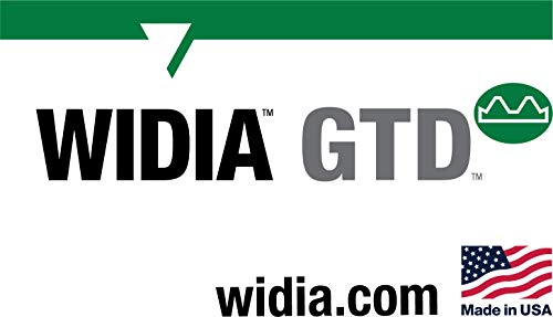 WIDIA GTD GT705003 ניצחון GT70 HP ברז, תקע צ'אמפר, חתך יד ימין, 2 חלילים, M5 x 0.8, HSS-E-PM, ציפוי DLC