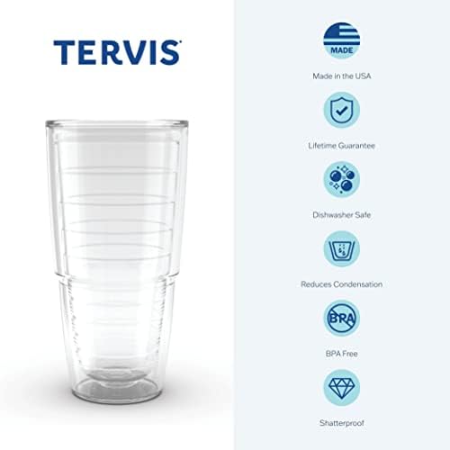 TERVIS כחול פייטים בתולת ים תוצרת ארהב כוס כוס כוס מבודדת כפולה שומר על משקאות קרים וחמים,