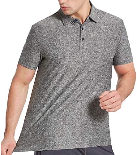 חולצת פולו גולף בכושר יבש לגברים
