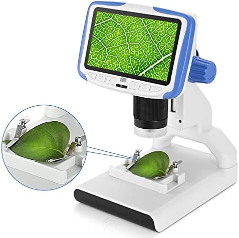 200 מיקרוסקופ דיגיטלי 5 מסך תצוגת וידאו מיקרוסקופ אלקטרונים מיקרוסקופ הווה מדעי ביולוגיה כלי