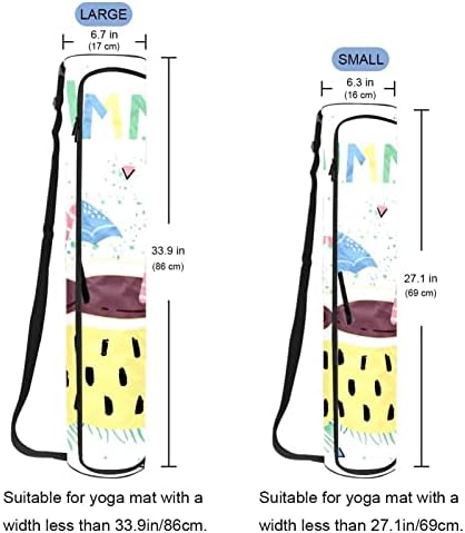 שלום קיץ יוגה מחצלת תיק עם רצועת כתף יוגה מחצלת תיק חדר כושר תיק חוף תיק