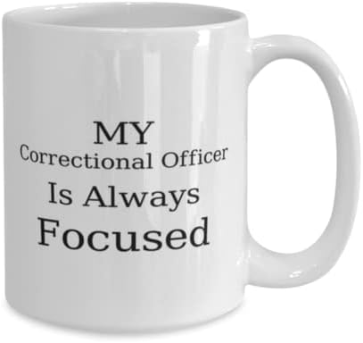 כליאה קצין ספל, שלי כליאה קצין הוא תמיד ממוקד, חידוש ייחודי מתנת רעיונות עבור כליאה קצין, קפה ספל