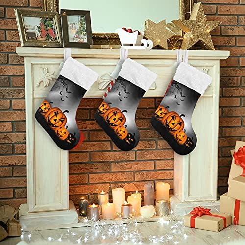 גרבי חג המולד של Alaza ליל כל הקדושים דלעת קלאסית קלאסית קישוטי גרביים גדולים לעיצוב החג המשפחתי עיצוב עיצוב