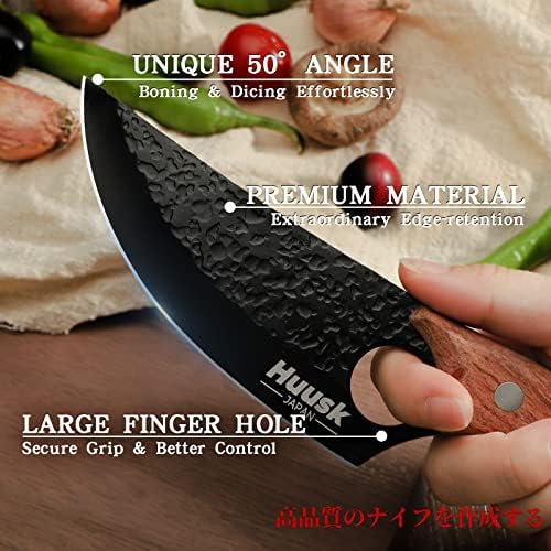 שודרג סכין יפן מטבח איש מערות סכין צרור עם חיתוך סכין לבישול או לשימוש מקצועי, דמשק שף סכין עם נדן