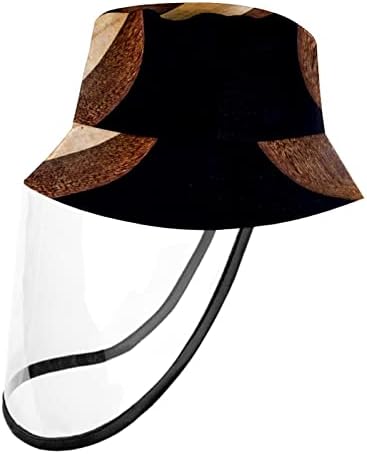 כובע מגן למבוגרים עם מגן פנים, כובע דייג כובע אנטי שמש, בברכה פסים לב