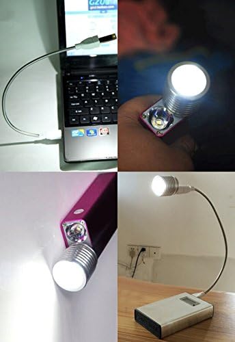 Yoeton אלומיניום מצופה USB LED LED LED LIGHT SOCKETLIGHT Flashlight Flash Base Light Base עם