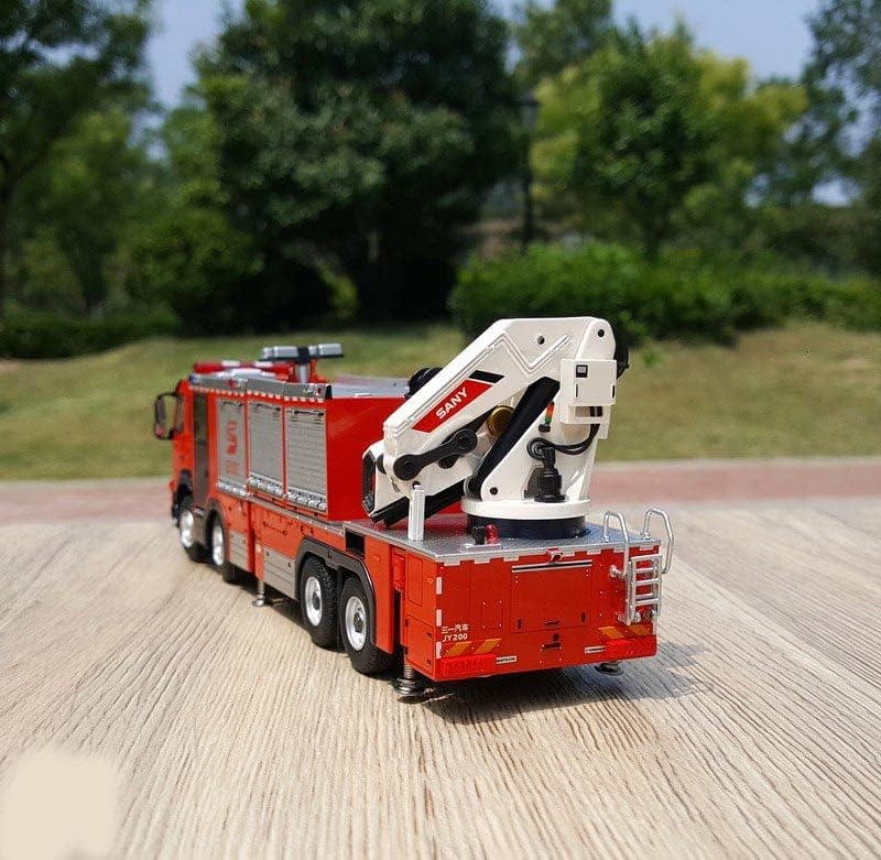 Sany JY200 חילוץ כבד אש 1/50 משאית דיקסטית דגם שנבנה מראש