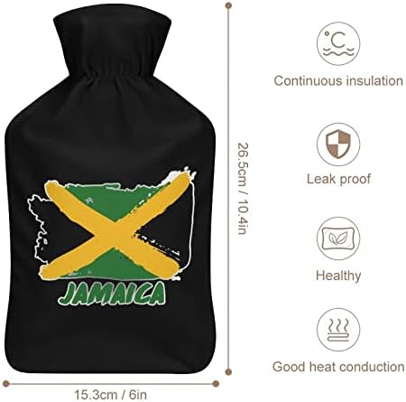דגל ג'מייקה שקית מים חמים שקית מים גומי חמוד הזרקת מים חמים בקבוק מים חמים
