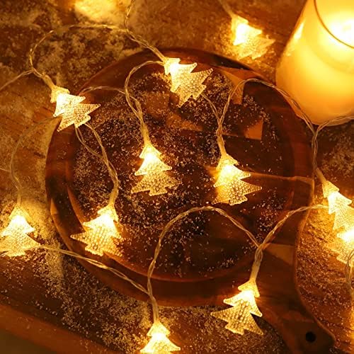 LED לחג המולד שקוף עץ חג המולד בשקוף בצורת עץ דקורטיבי מיתרים חגיגיים מסיבה חגיגית מקורה וחיצוני אורות דקורטיביים