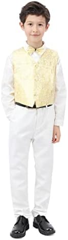4 חתיכות בלייזר אפוד מכנסיים עניבת פרפר מעיל עם זהב חישוקים לחתונה מסיבת נשף