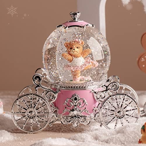 Liuzh Dream Flake Snowlake Crystal Ball Box Music Box