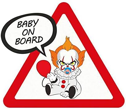 Meitinalife תינוק קטן -על על מדבקות מכוניות ומדבקות 5 x6 ילדים רפלקטיביים על מדבקה על סיפון תינוק במדבקות