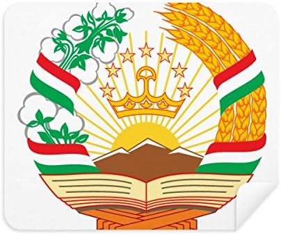 טג ' יקיסטן אסיה לאומי סמל ניקוי בד מסך מנקה 2 יחידות זמש בד