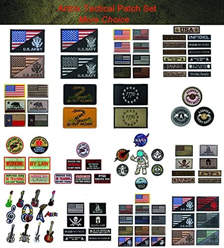 אנטריקס 4 PCS קויוט חום רגיל והפוך אמריקאי ארהב דגל ארהב דגל רקום טלאי טקטי צבאי ארצות הברית של אמריקה