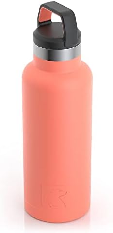 Rtic 16 גרם בקבוק מים מבודד ואקום, בידוד קיר כפול נירוסטה מפלדת אל חלד, בקבוק תרמוס חוזר ונטול BPA ללא דליפה למשקאות