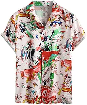 חולצות שמלה של Yhaiogs לגברים לחולצת פולו גברים FHIT גברים קבועים כפתור מוצק כפתור מטה צווארון שמלה חולצה
