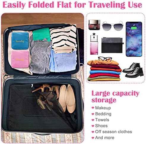2 חתיכות נסיעות שק כביסה קטן בגדים מלוכלכים שקיות לנסיעה קל משקל להרחבה כביסה תיק עבור מזוודה