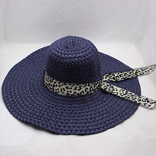 כובע נשים נמר דפסת נמר כובעי קש חוף ים גדול כובע גדול כובע בייסבול כובע משפטי