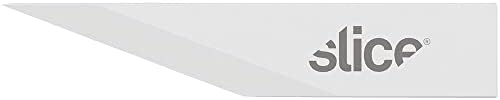 פרוסת 10520 קרפט להבים, מתאים ביותר מלאכת ידית סכינים, קרמיקה להב, 4-חבילה, לבן