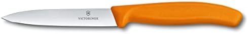 ויקטורינוקס 6.7706.סכין חיתוך קלאסית שוויצרית 118 לחיתוך והכנת פירות וירקות להב ישר בצהוב 3.9 אינץ