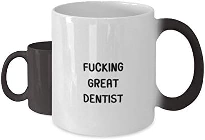 נהדר רופא שיניים, מצחיק רופא שיניים צבע שינוי קפה ספל כוס, לרופא שיניים