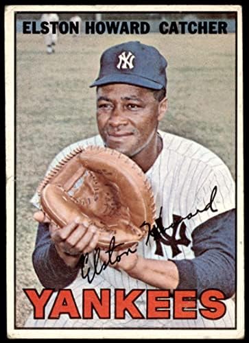 1967 Topps 25 Elston Howard New York Yankees Dean's Cards 2 - Yankees Good