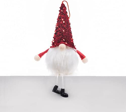 קישוט בובות חג המולד חג המולד תליון חרוזים חרוזים בובה חסרת פנים זוהר בכתר הבובה של האפל של