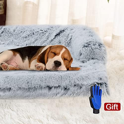 כלבים/חתולים מעוקלים מיטת כלבים קצף זיכרון, מיטת ספה לחיות מחמד עם כיסוי קל-נקי נשלף.