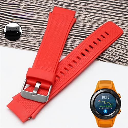 אנקאנג רך סיליקון שעון רצועת כף היד רצועת כף היד רצועת שורש שעון 20 ממ עבור Huawei Watch2 צמיד חגורות