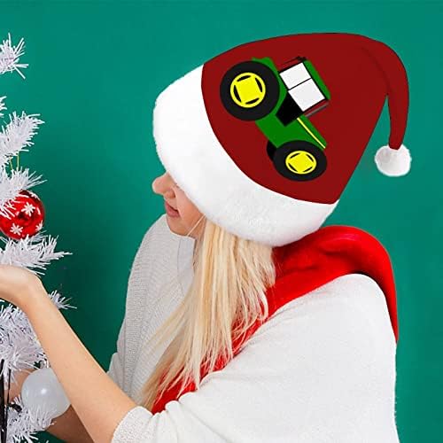 ירוק טרקטור חג המולד כובעי בתפזורת מבוגרים כובעי חג המולד כובע לחגים חג המולד ספקי צד