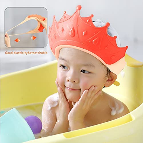 מגן כובע מקלחת לתינוק פוסקוני, כובע מקלחת לילדים, כובע מגן להגנה על העיניים והאוזניים לילדים