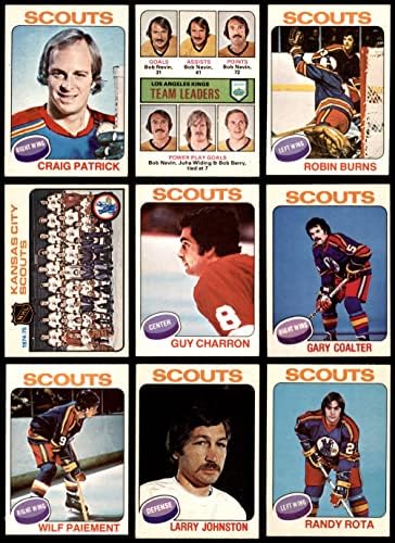 1975-76 O-PEE-CHEE KANSAS CITY SCOUTS צוות קבע צופי קנזס סיטי אקס/MT SCOUTS