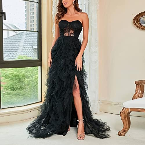 שמלות חורף של Zefotim לנשים 2022 אורח חתונה סקסי אלגנטי אלגנטי שרוול ארוך ללא שרוול שמלת קוקטייל ארוכה