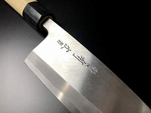 Aritsugu deba כחול פלדה פילה מטבח סכין שף יפני 165 ממ 6.49 שם חרוט