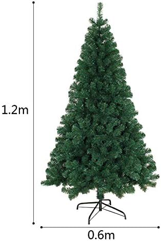 ZPEE 3.9ft עם עמדת מתכת ענפים מתפשטים אוטומטית עץ חג המולד, 300 טיפים עץ אורן מלאכותי קל להרכבה של קישוט
