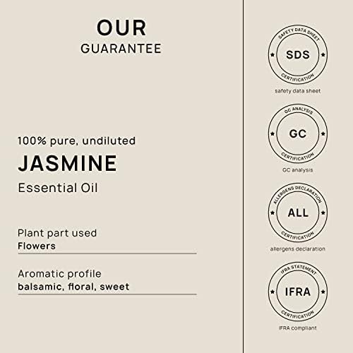 Vinevida Jasmine שמן אתרי 10 מל - שמן יסמין לא מדולל 10 מל - ניחוח שמן נרות יסמין - ניחוחות נרות