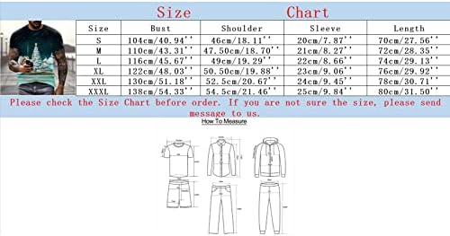 חולצות טריקו לגברים של ווקאצ'י חג המולד סנטה קלאוס חייל פתית שלג צמרות שרוול קצר